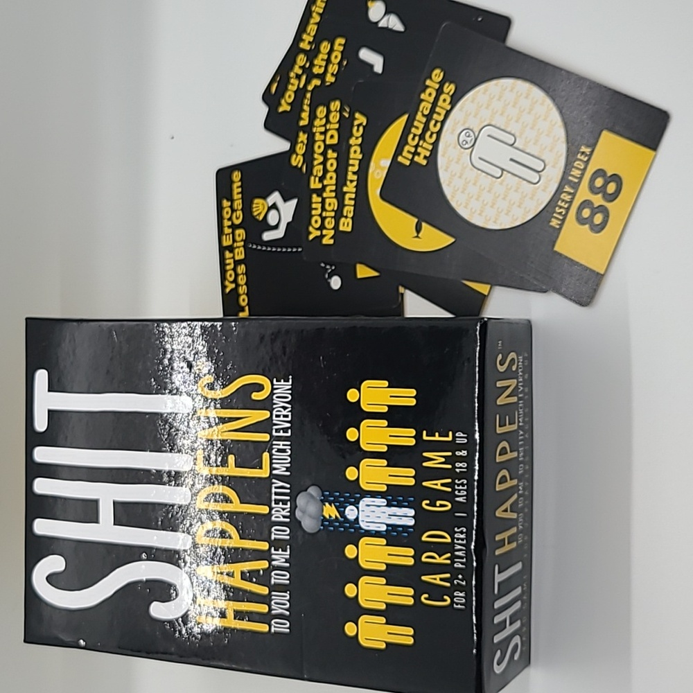 Sh!t Happens Card Game - Black - Picture 5 of 5